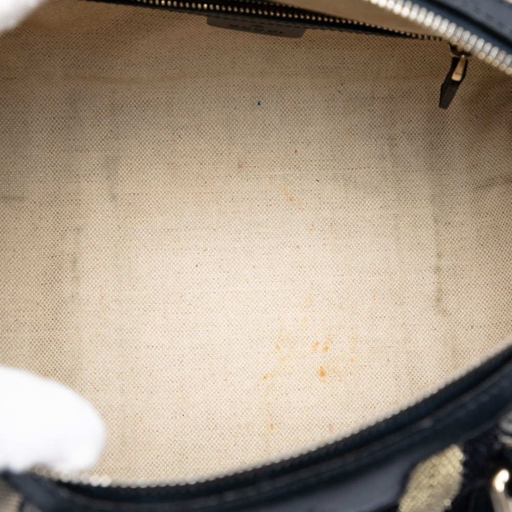 Pre-Loved Gucci Small GG Canvas Web Joy Boston Bag - Picture 4 of 7
